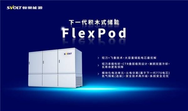 中国股票配资网在线登录 蜂巢能源FlexPod积木式储能系统，引领下一代储能集装箱发展进程