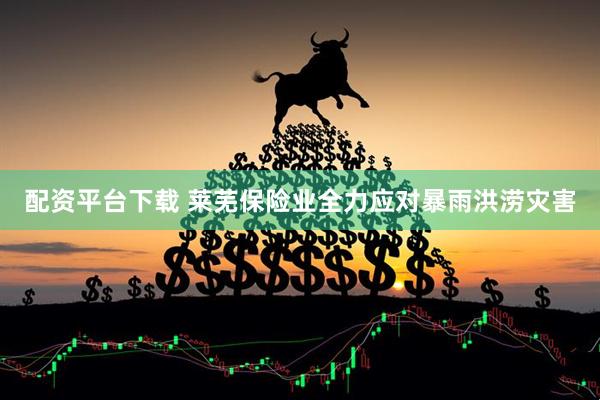 配资平台下载 莱芜保险业全力应对暴雨洪涝灾害