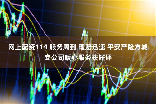 网上配资114 服务周到 理赔迅速 平安产险方城支公司暖心服务获好评